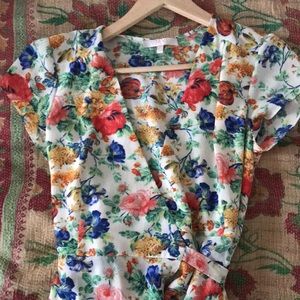Floral Wrap Dress